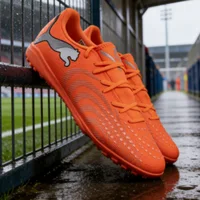 Chaussures de football Puma Mid Cut TT à crampons 108918-01 4