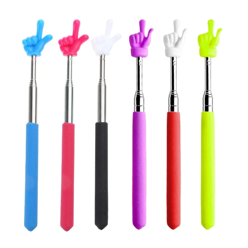 

Classroom Pointer Telescopic Teachers Pointer Mini Teaching Hand Pointer Finger Pointers Retractable Hand Pointing Stick