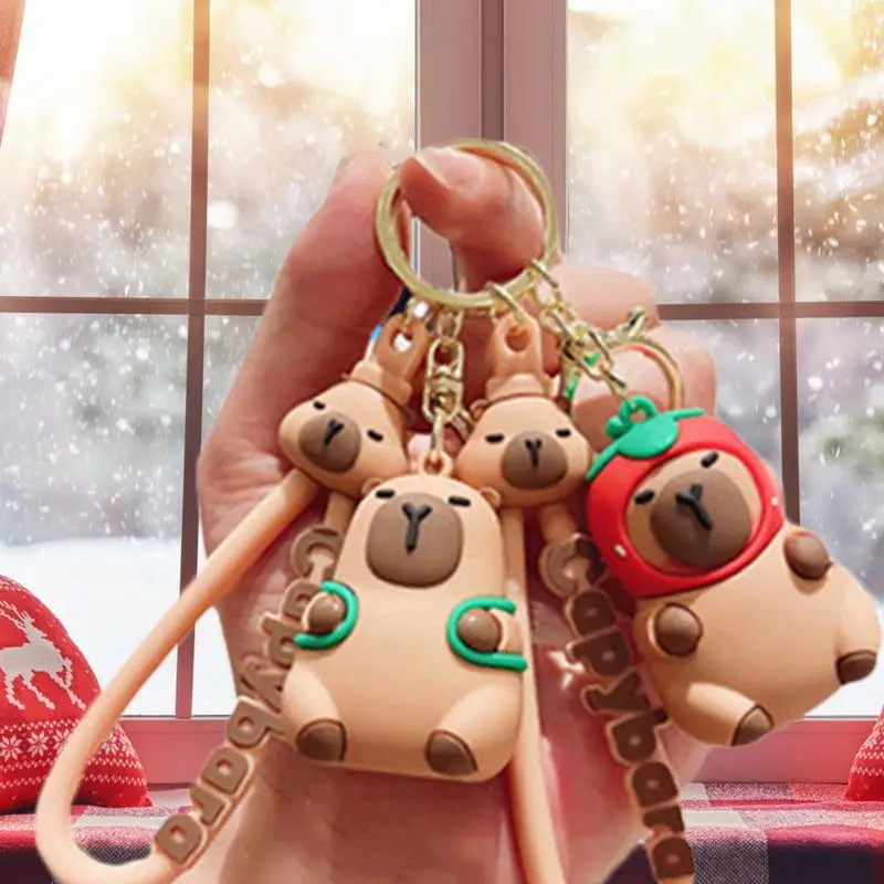 Capybara Christmas Calendar Advent Stocking Stuffer Collectible Ornaments 24 Days Christmas Countdown Capybara Set Gifts