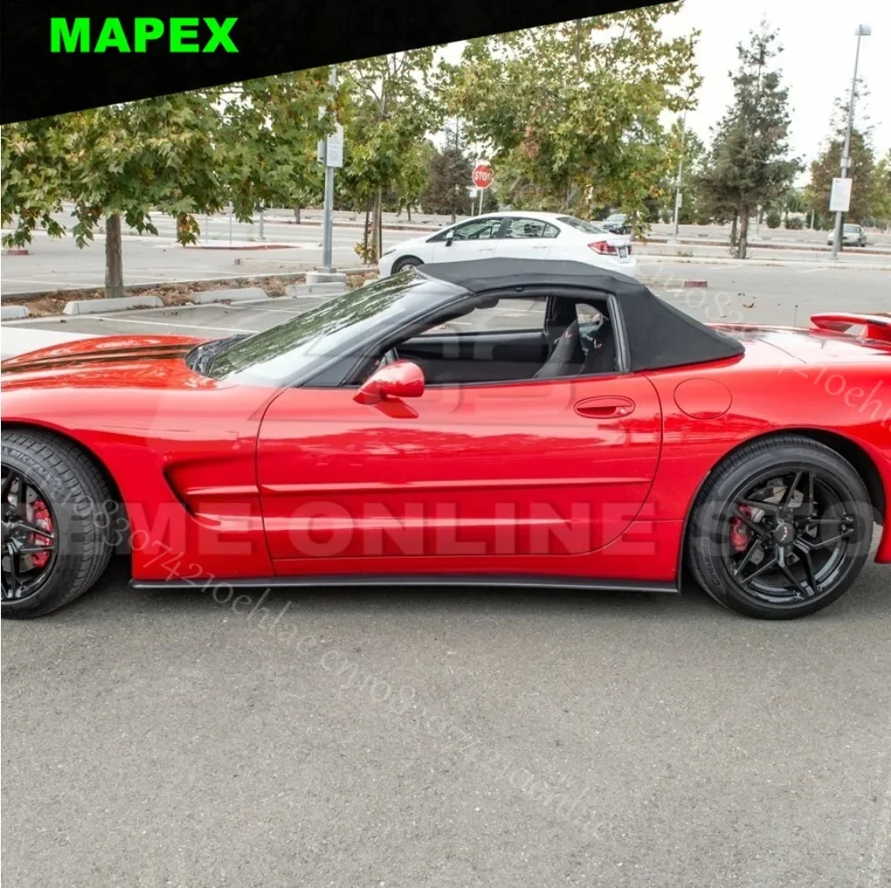 97-04년형 콜벳 C5용 | ZR1 스타일 카본 파이버 사이드 스커트 로커 패널 한 쌍