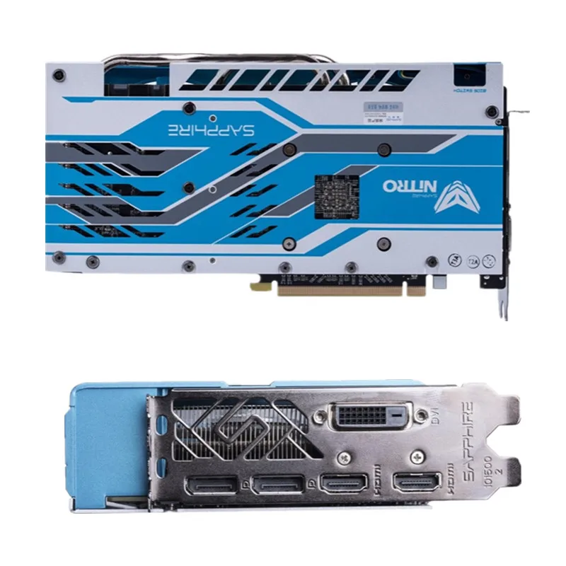 サファイアrx 580 8グラムニトロ + ゲームのビデオカードradeon