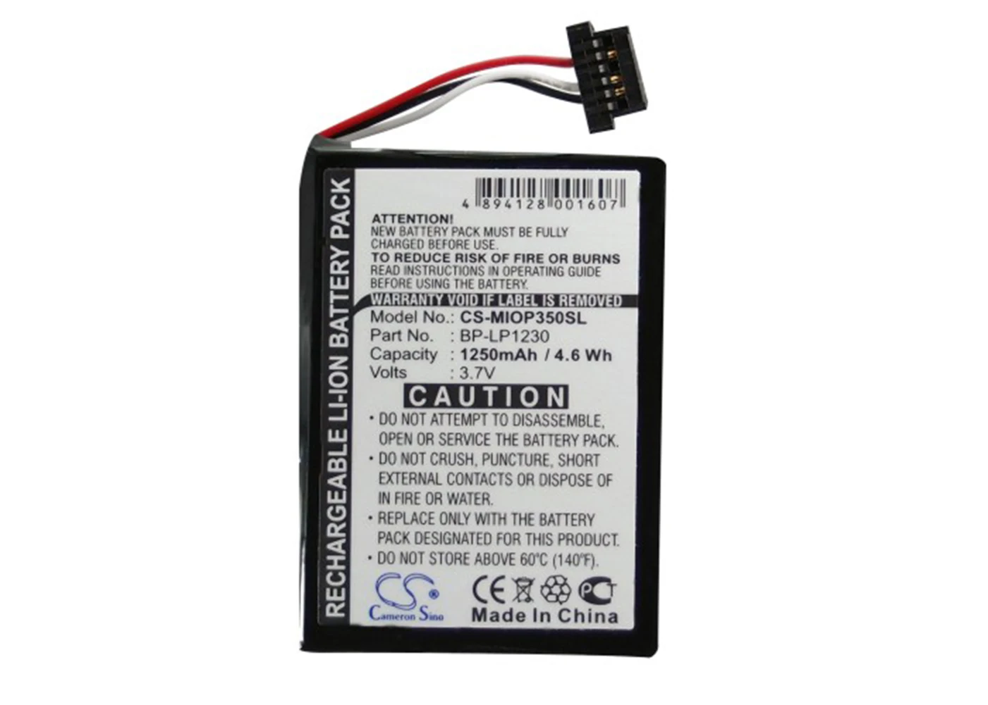 Аккумулятор Cameron Sino 687 мА для Mitac Mio Spirit 690 BP-LP1200/11-D0001 MX G025A-Ab G025M-AB | Электроника