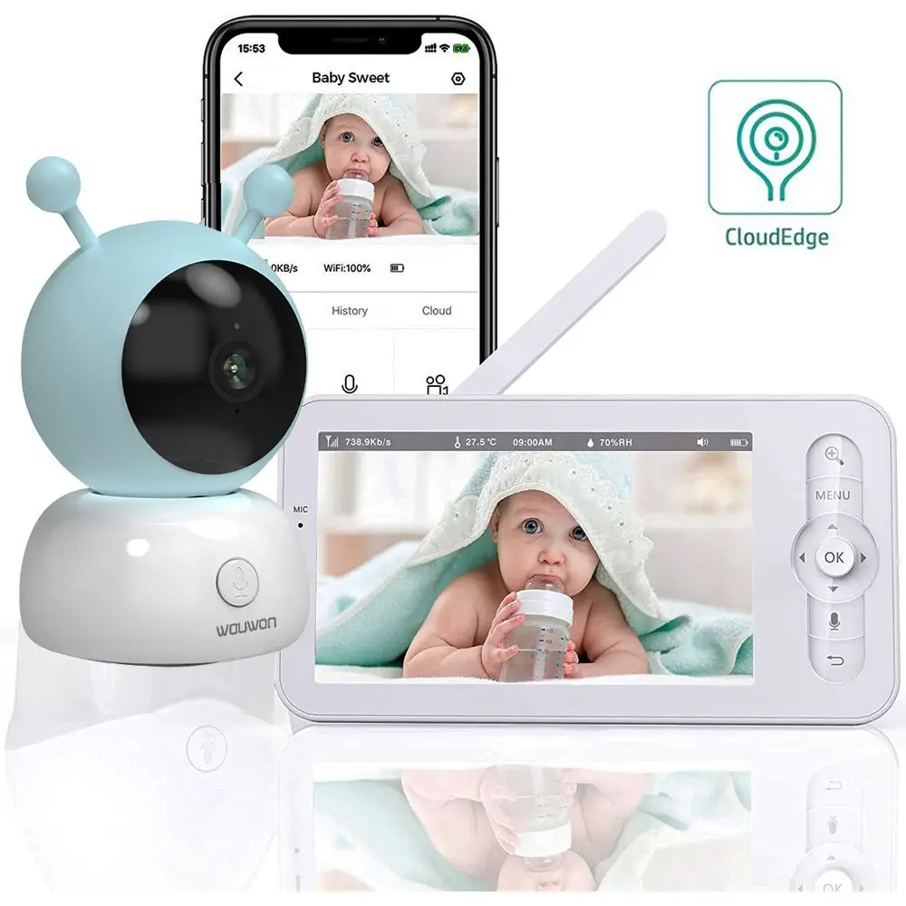 Mandíbula de la muerte cortar Mesa final Babyphone Camera Monitor | Babyphone Video 2 Cameras | Babyphone Camera Bebe  9 - Baby - Aliexpress