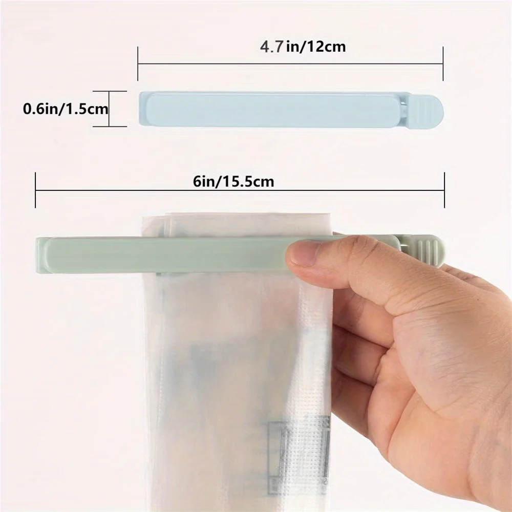 Sealing Clip Bag 30pcs/pack Plastic Bag Sealing Clips Snack Plastic Clip 4.7 Inches& 6 Inches