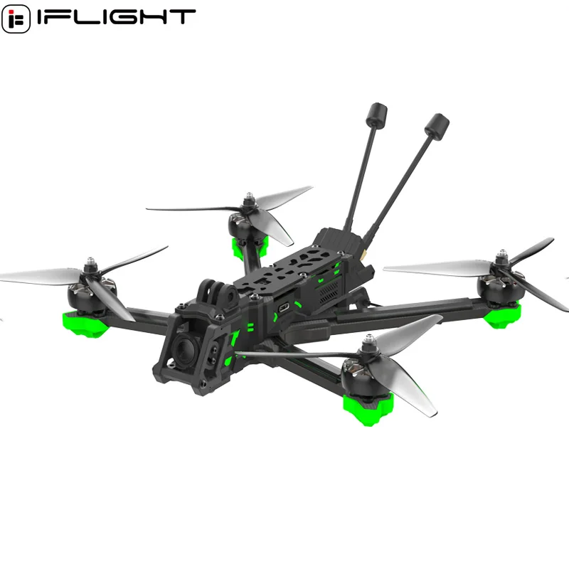 

iFlight Nazgul Evoque F6 V2 Analog 6inch 6S FPV Drone BNF F6X F6D（Squashed-X or DC Geometry）with BLITZ MINI F7 E55S Stack / GPS