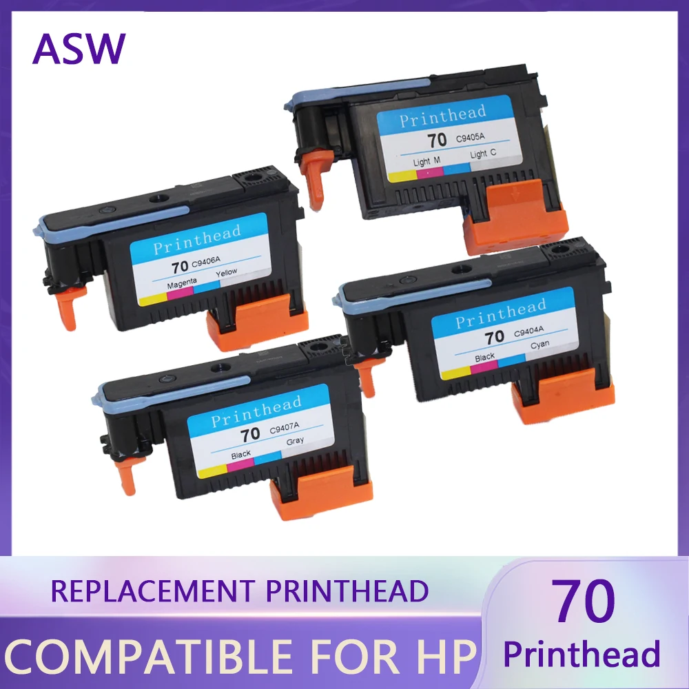 Substituição da Cabeça de Impressão Compatível para hp 70 para Hp70 Cabeçote C9404a C9405a C9406a C9407a Designjet Z2100 Z5200 Z3100 Z3200