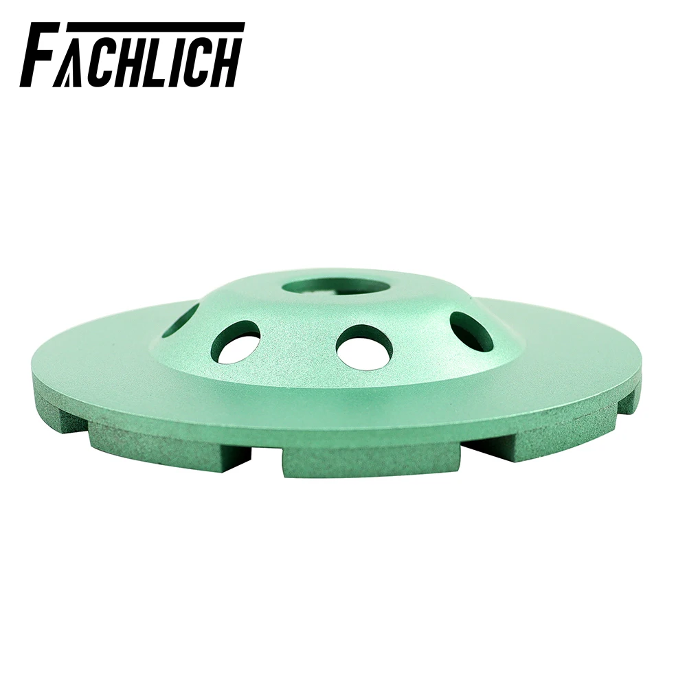 FACHLICH 1pc Dia125mm Diamond Grinding Cup Wheel 5inch For Stone Masonry Granite Concrete Polishing Angle Grinder Milling Plate