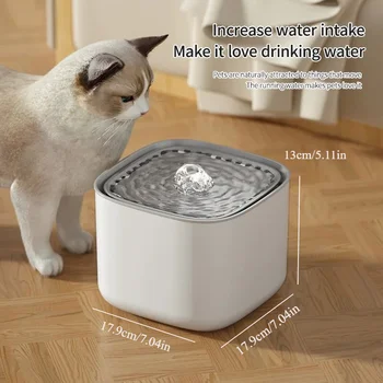 3L Large Capacity Canine Cat Dog Pet  with USB Circulating Filter Pet Fountain Feeder Automatic Water Dispenser Port for Pets 1