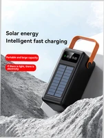 150000mAh Solar Panel Power Bank Fast charging Power Station with Four Wire External Battery Pack with Flashlight For Outdoors - Image 6