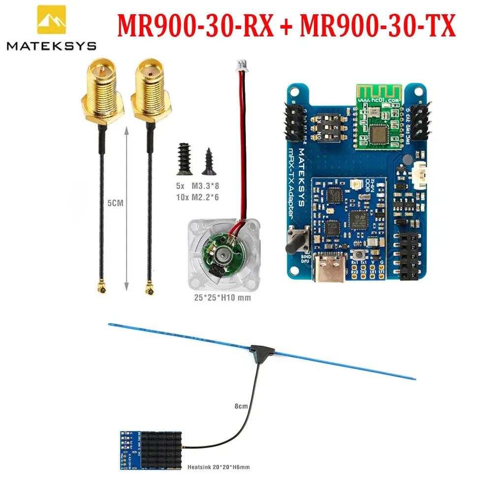Module Radio Télémétrie mLRS 900MHz 30dBm pour Drone FPV