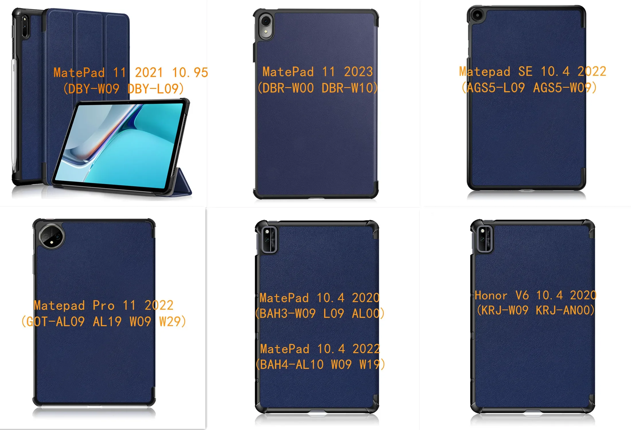 Tablet Case For Huawei MatePad 11 DBY-W09 SE 10 4 AGS5-L09 10.4 BAH3-L09 Slim PU Leather Tablet Cover