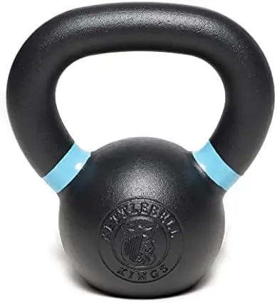 

Powder Coated Kettlebell Weights (5-90LB) For Women & Men | Coating for Grip Strength, Rust Prevention, Longevity | America