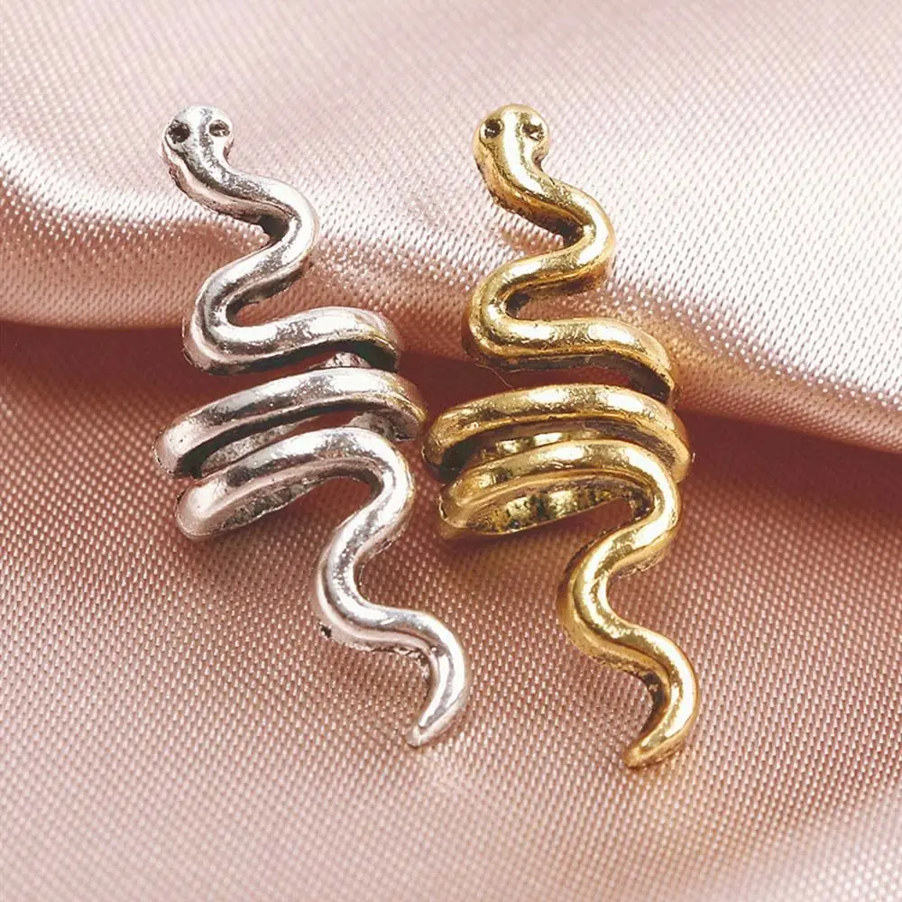 Wig Accessories Dirty Braid Cuff Charms Braided Hair Beads Cuffs Tubes Rings Snake Dreadlock Beads African Hair Rings