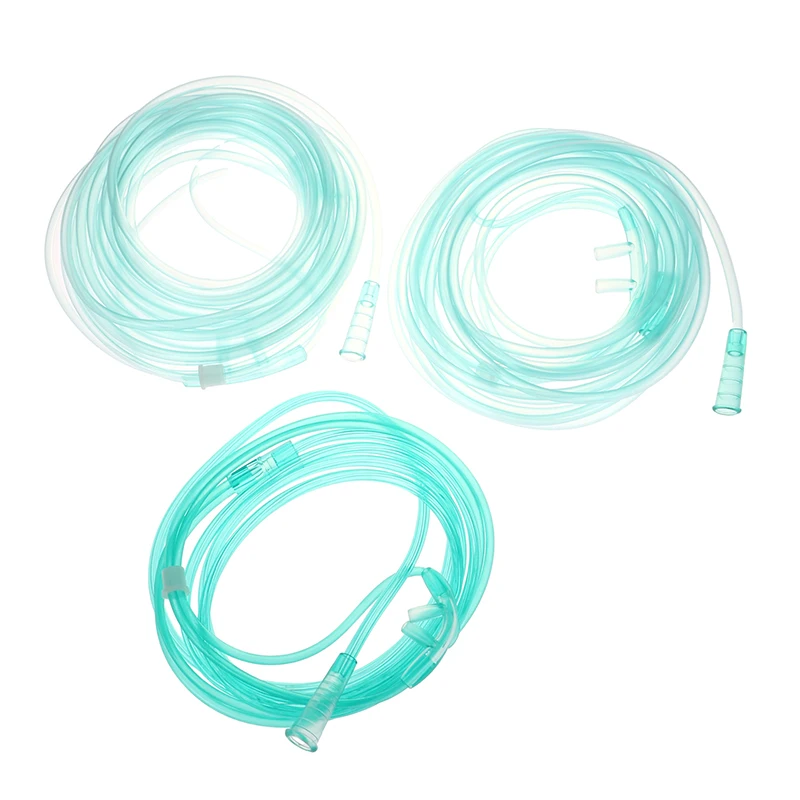 1PCS 1.5/1.8/3/4/5M Disposable Oxygen Tube Double Nasal Oxygen Tube Independent Packing Medical Care Machine Breathing Cannula nasal oxygen tube
