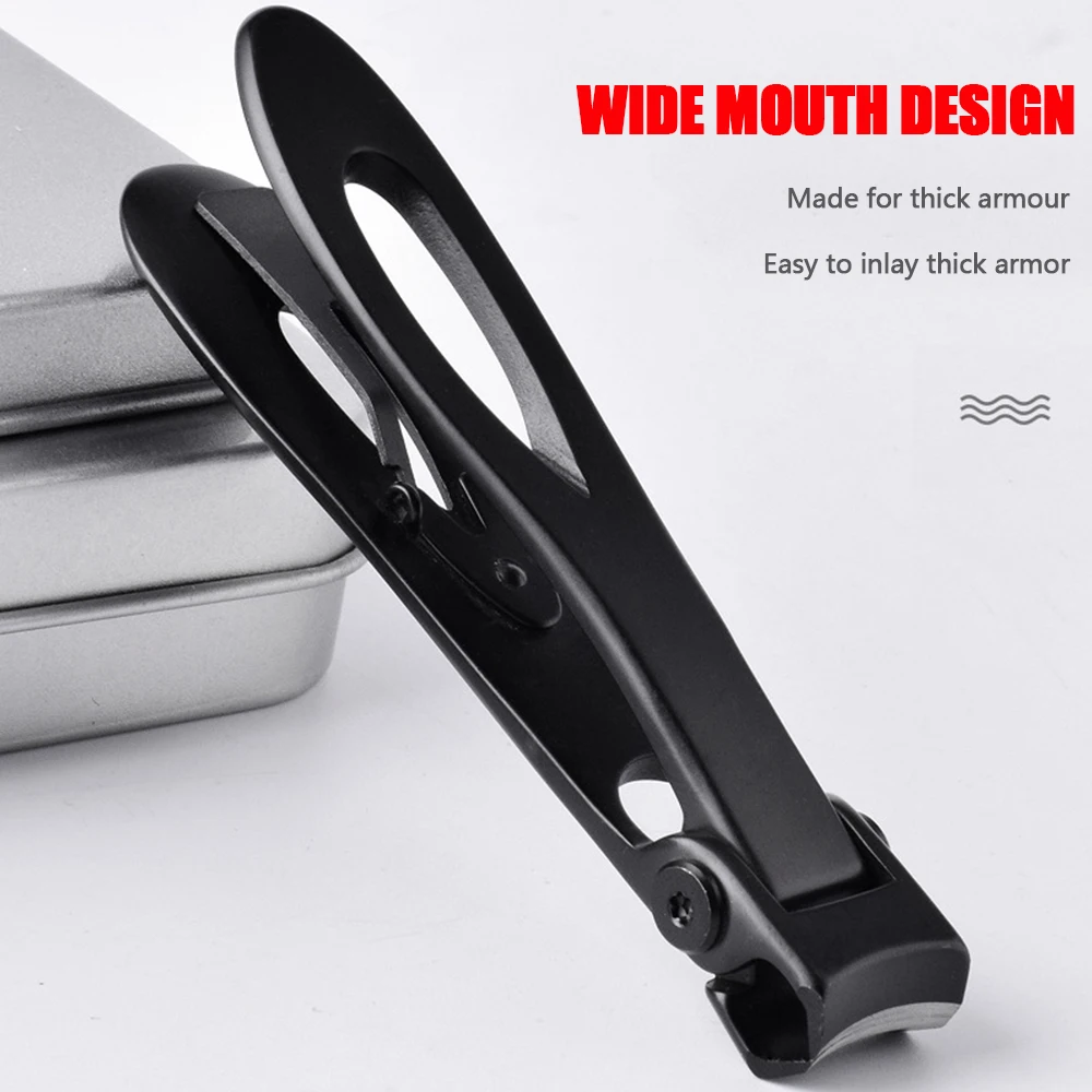 Toe Nail Clippers Nipper Wide Large Jaw Opening for Thick Nail Stainless Steel Pedicure Manicure Kit Toenail Nipper Cutter