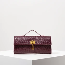 Burgundy Vintage Women's Handbag - Elegant Business and Occasion Purse (Dark Red)