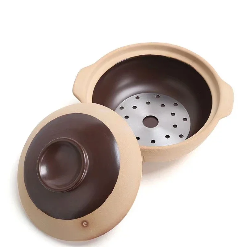 1L תבשיל אינדוקציה סיר אש אורז אטריות דייסת חלב מרק חימר תבשיל חרס בישול סיר Decoct סיני חימר סיר