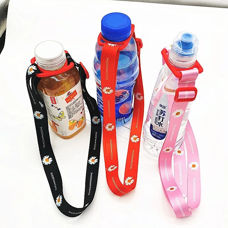 편리한 스포츠 야외 물컵 스트랩 버클, 다기능 미네랄 물병, 음료수 병 스트랩, 백워터 끈, 1 개