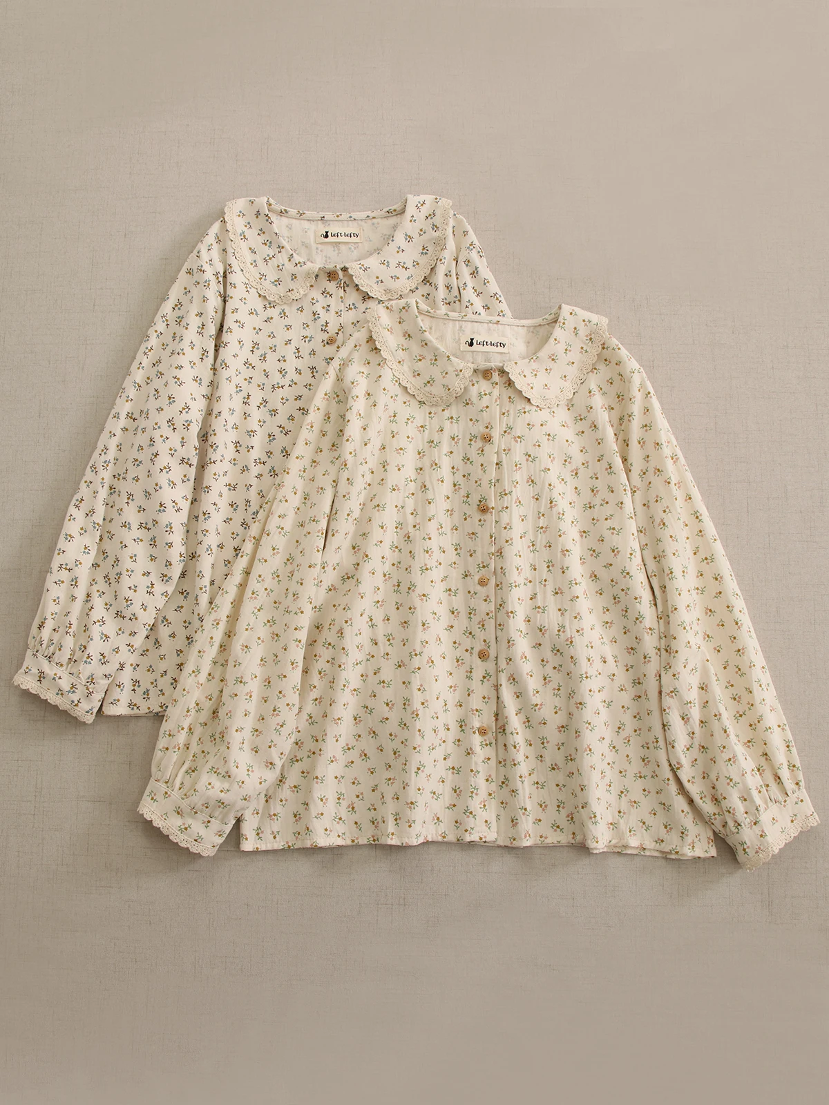 

Spring Sweet Floral Shirt Women Long Sleeve Casual Tops Z2001