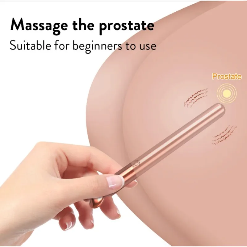 Anal Plug Vibrator Anal Masturbator Vibrator Sex Toy for Men Gay Beginner