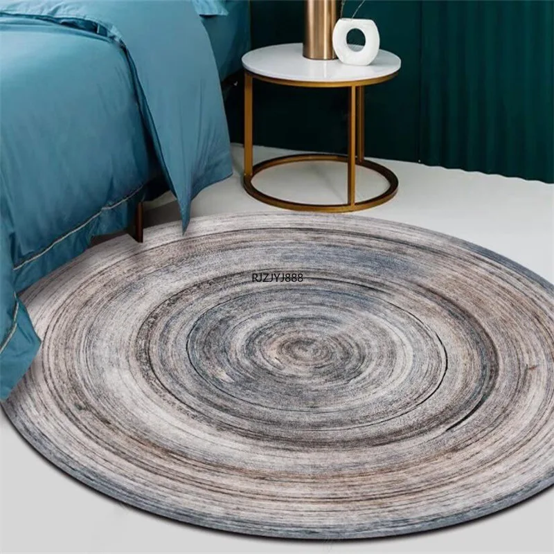 160cm Modern Minimalist Light Luxury Aperture Ring Living Room Bedroom Hanging Basket Chair Round Floor Mat Carpet Customization 2