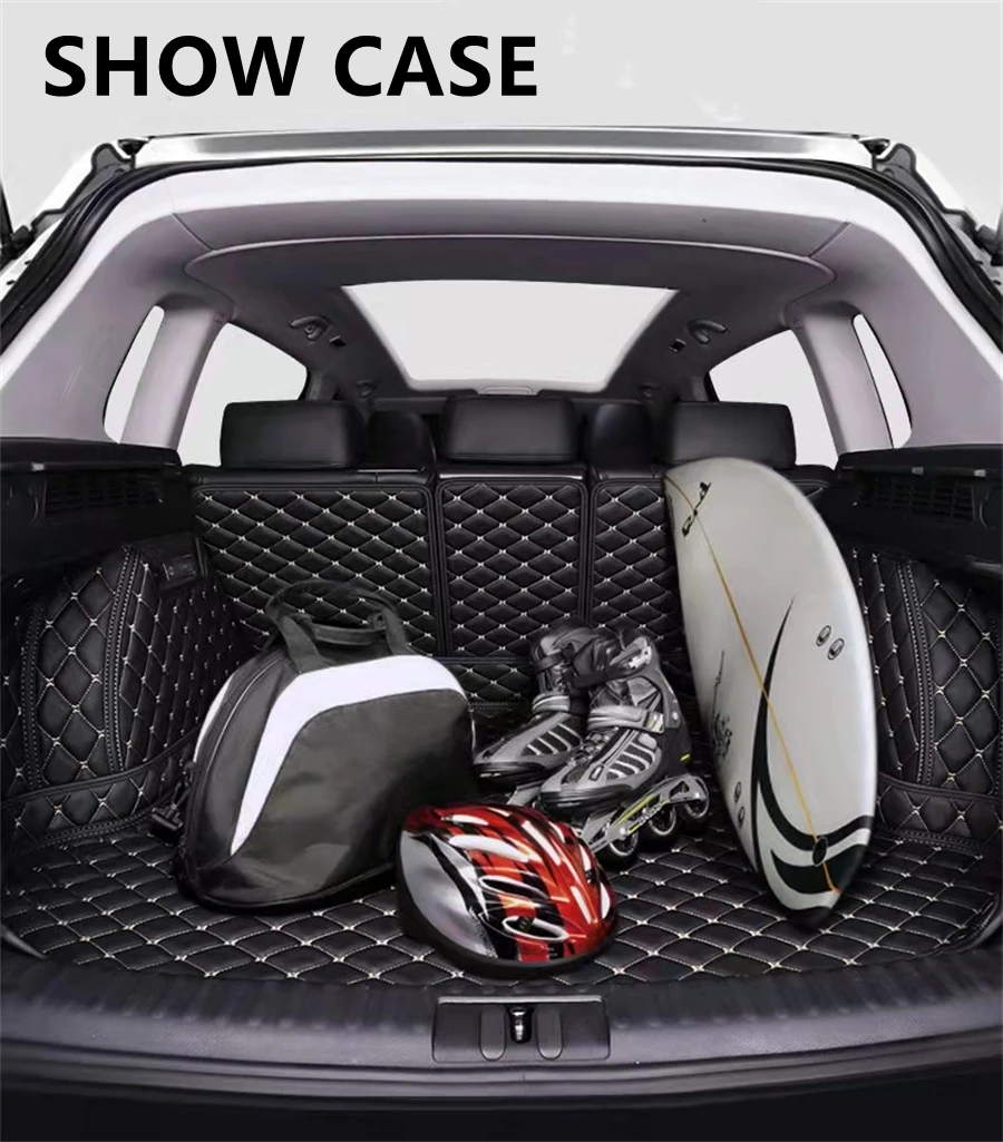 SJ Full Set XPE Car Trunk Mat For Toyota C-HR VIOS BZ3 BZ4X HARRIER Reiz AV4 Livin Venza Prius Crown Camry Corolla Highlander