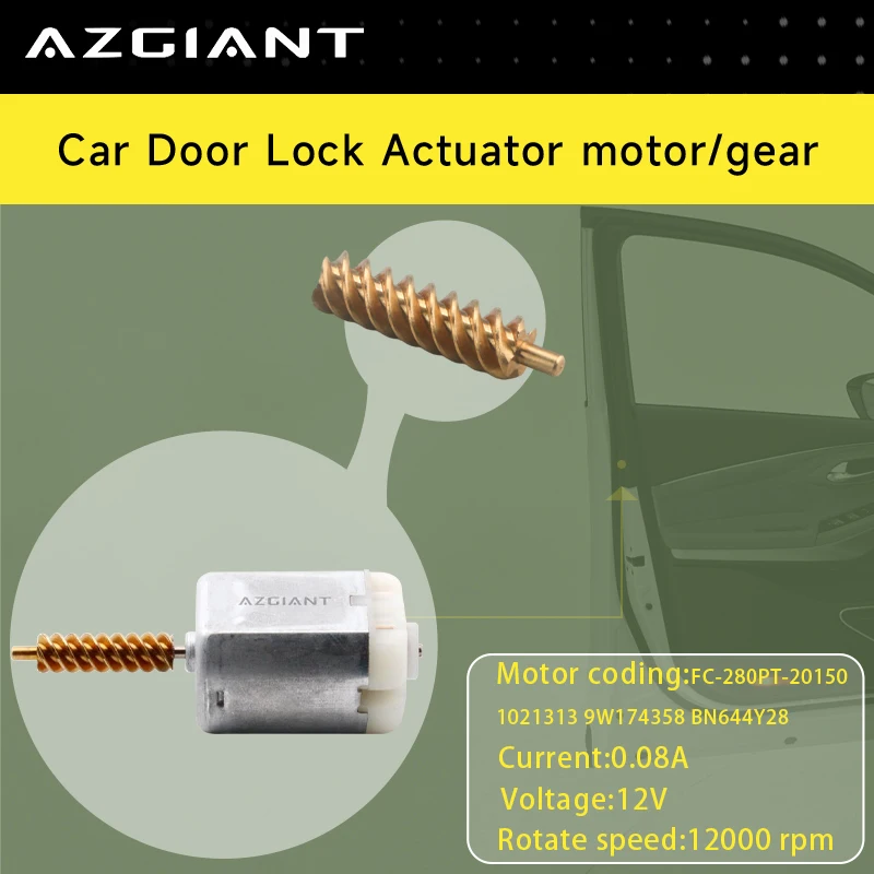 

Car Door lock with adjusting motor FC-280PT Worm 4T Repair Tools For Hyundai matrix Avante MK3 Interior Replacement Parts DC 12V
