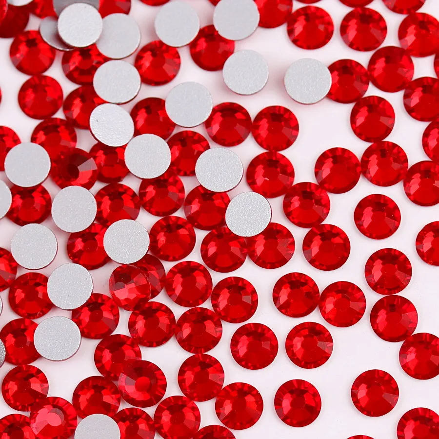 Elegant Assortment of Colorful Glass Crystal Flatback Rhinestones for DIY Nail Art and Crafts