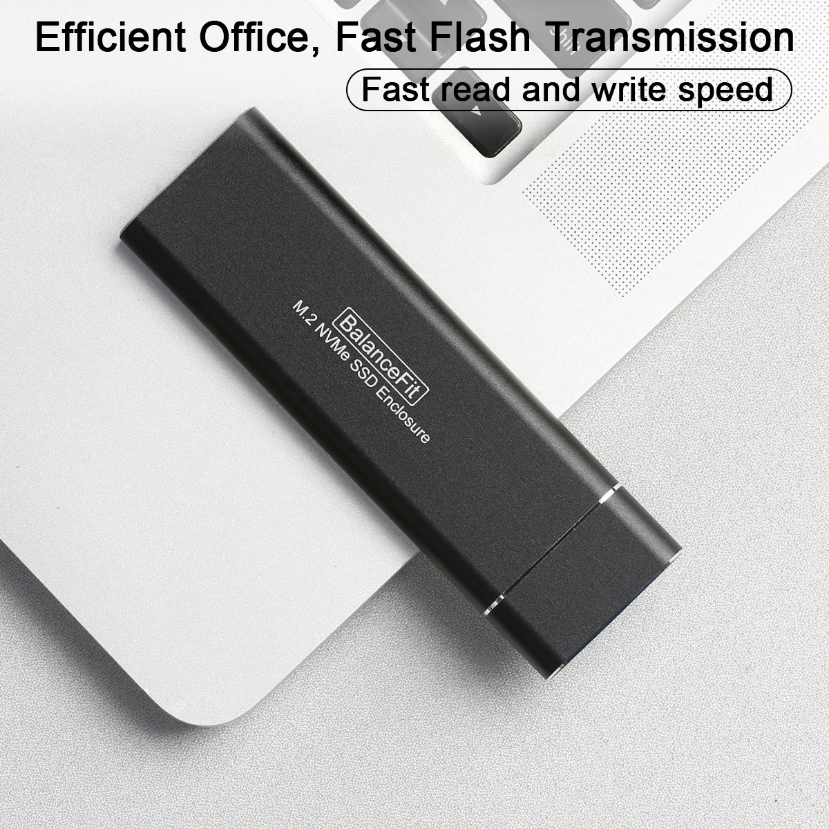 M.2 NVMe SSD 인클로저, USB 3.1 Gen 2 - NVME M-Key/(B+M) 키 솔리드 스테이트 드라이브 외부 케이스, 2230/2242/2260/2280 SSD용