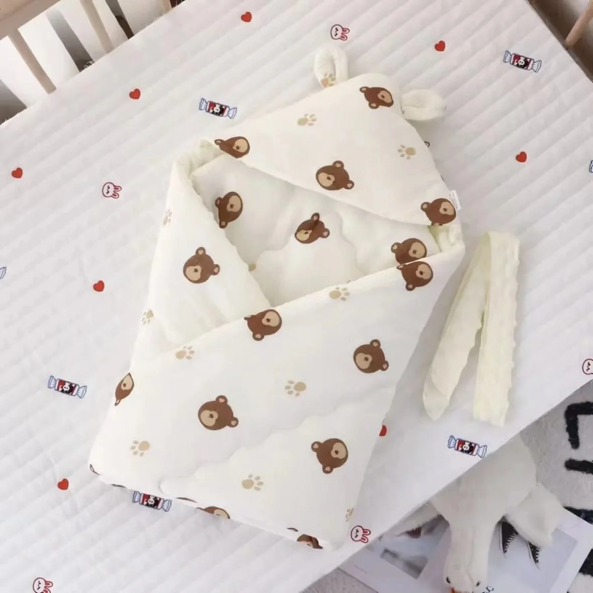 Baby Autumn and Winter Cotton Swaddling Blanket