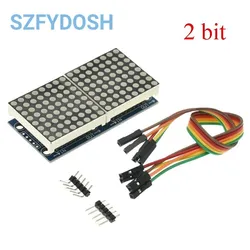 LED Dot Matrix Module for DIY Kit with Cable - 60x60 Display (2 bit)