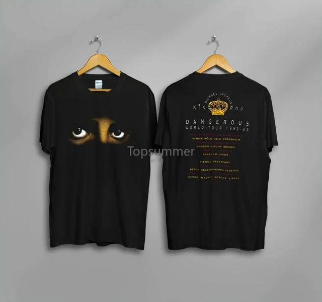 Vintage T-Shirt 90S Michael Jackson Dangerous World Tour 1992