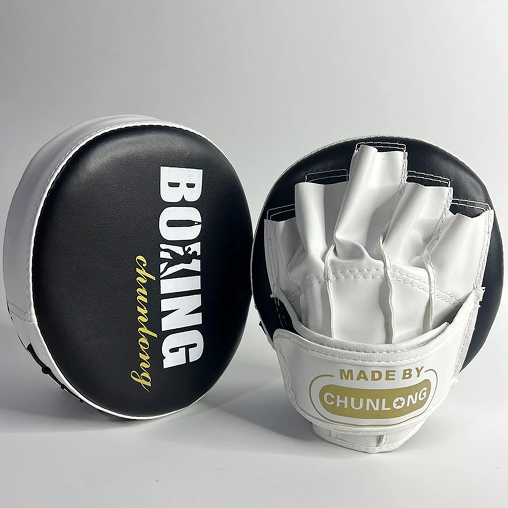 Boxing Mitts PU Leather Kick Boxing Gloves Pads Wear Resistant Boxing Focus Pads Boxing Target Pads for Martial Arts Training