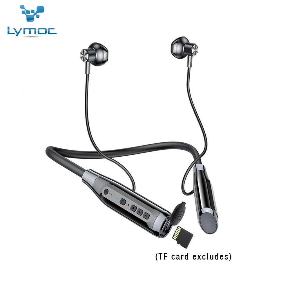 Наушники LYMOC с шейным ободом Bluetooth 5 0 поддержка TF-карты MP3 воспроизведение музыки