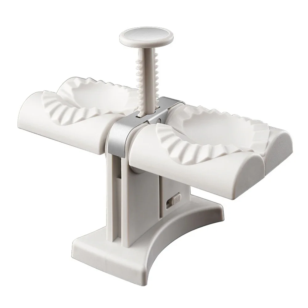 Electric Dumpling Maker Machine Double Head Dumpling Mould Automatic Press Skin Mould Manual Accessories Kitchen Tool dumpling maker