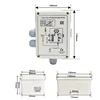 AC 220V CE Certfied Jacuzzi control box bathtub controller IPX5 Waterproof Round Bathtub Pump Control Panel Digial 3