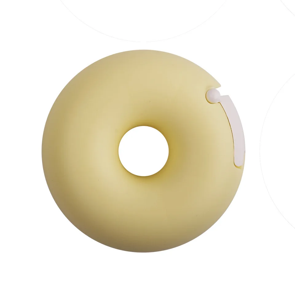 Wimpernverlängerungs-Klebebandschneider, Donut-förmiger Kunststoff, rotierende Wimpernverlängerungszubehör, Schneiden von Make-up-Werkzeug, Mikroporen-Klebebandschneider – Detail 11