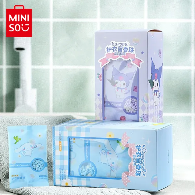 Miniso Sanrio Kuromi Protective Clothing Fragrance Beads Sterilize Get Rid of Mites Floral Fruity Clothing Supple Particles