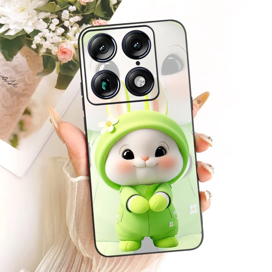 Cute Cartoon Cat Soft Silicone Shockproof Bumper Case - Air Pro Phone Shell