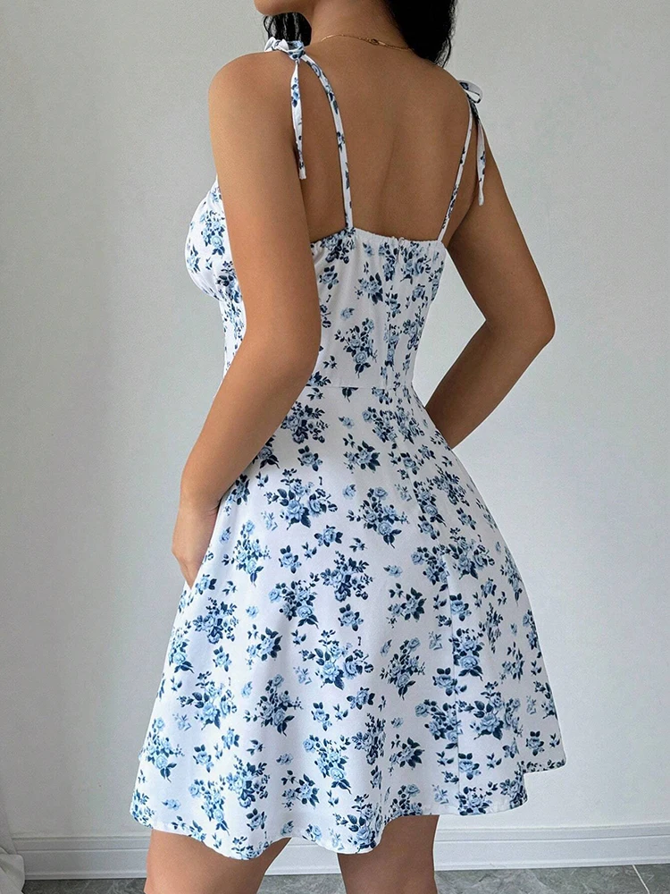 women's summer floral spaghetti strap beach short dress,womens dresses,woman clothing,woman clothes,sundress,new in dress 2025 women's summer floral spaghetti strap beach short dress,womens dresses,woman clothing,woman clothes,sundress,new in dress 2025