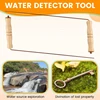 Copper Dowsing Rods Kit For Divination Tool - Natural Wooden Handles Divining Rods 3