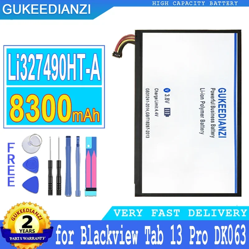 

Запасная аккумуляторная батарея 8300 мАч для Blackview Tab 13 Pro 13pro DK063, портативная батарея для мобильных телефонов