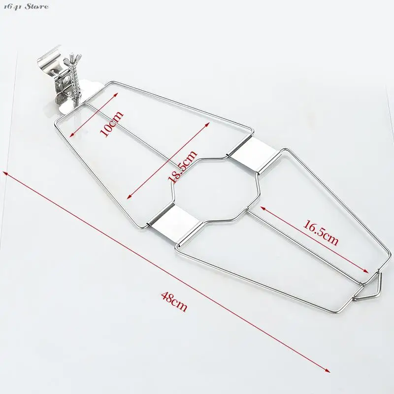 Stainless Steel Chicken Roast Duck Clip Hook Board Shelf Beer Oven Grill Bbq Barbecue Net Cured Duck Burning Tool Bbq Skewers 1x bbq skewers