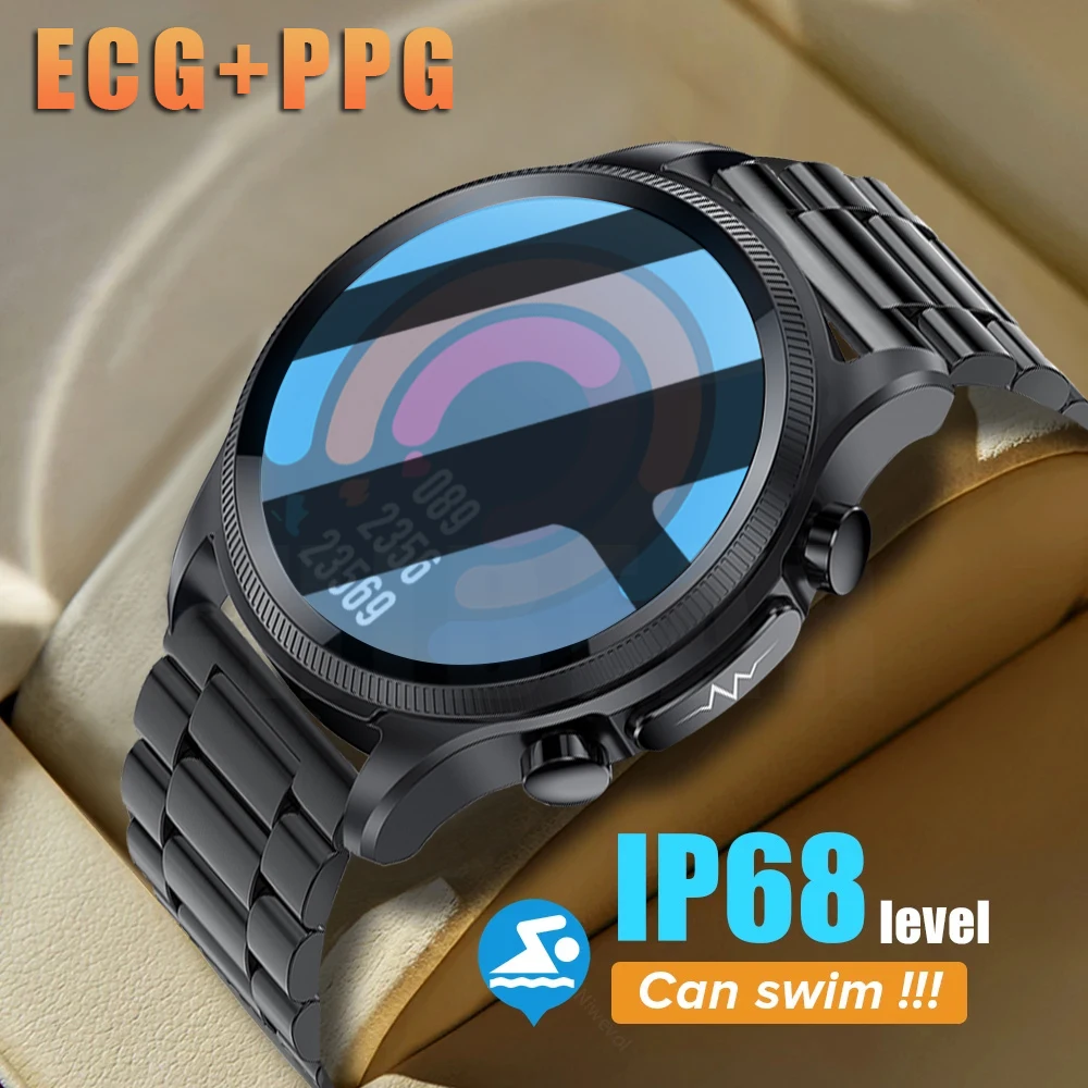 Smart Watches Men Ecg Ppg Hypertension Laser Watch Smartwatch Ecg