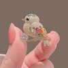 Lovely Birds Butterfly Bee Brooch For Women Pearl Rhinestone Trendy Animal Jewelry Coat Dress Lapel Pins Wedding Party Gifts 1