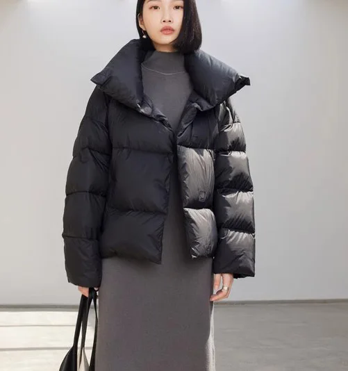 

Women's Clothing All-Matching Slim Fit Loose down Jacket Winter New 170