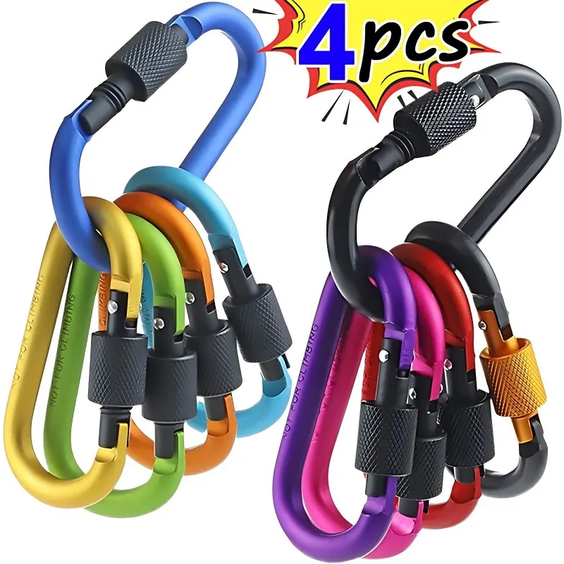 

Наружная альпинистская Пряжка из алюминиевого сплава D-образный карабин для выживания брелок для кемпинга Восхождение крючок зажим для рюкзака Пряжка брелок