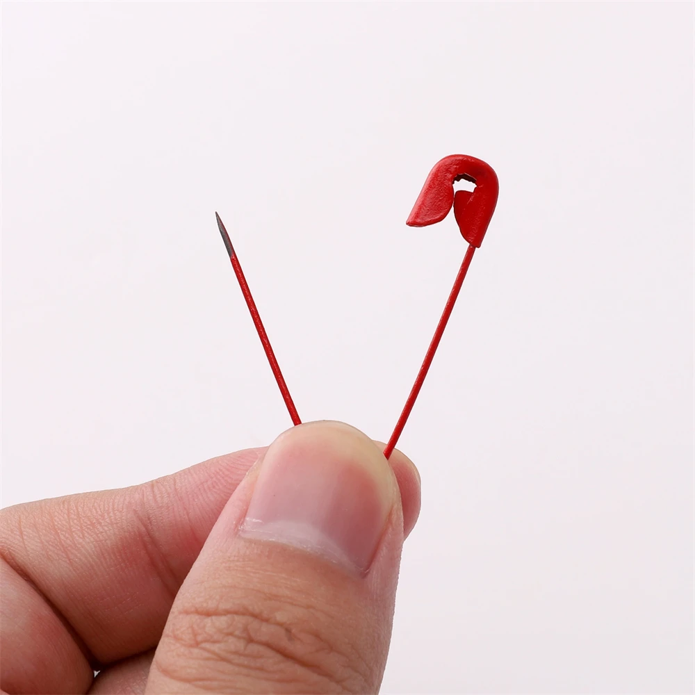 Description Picture 4 of item20Pcs/Pack Colorful Safety Pins 30mm 36mm Iron Metal Safety Pins For Clothing Brooch Handicrafts Making DIY Sewing Accessories