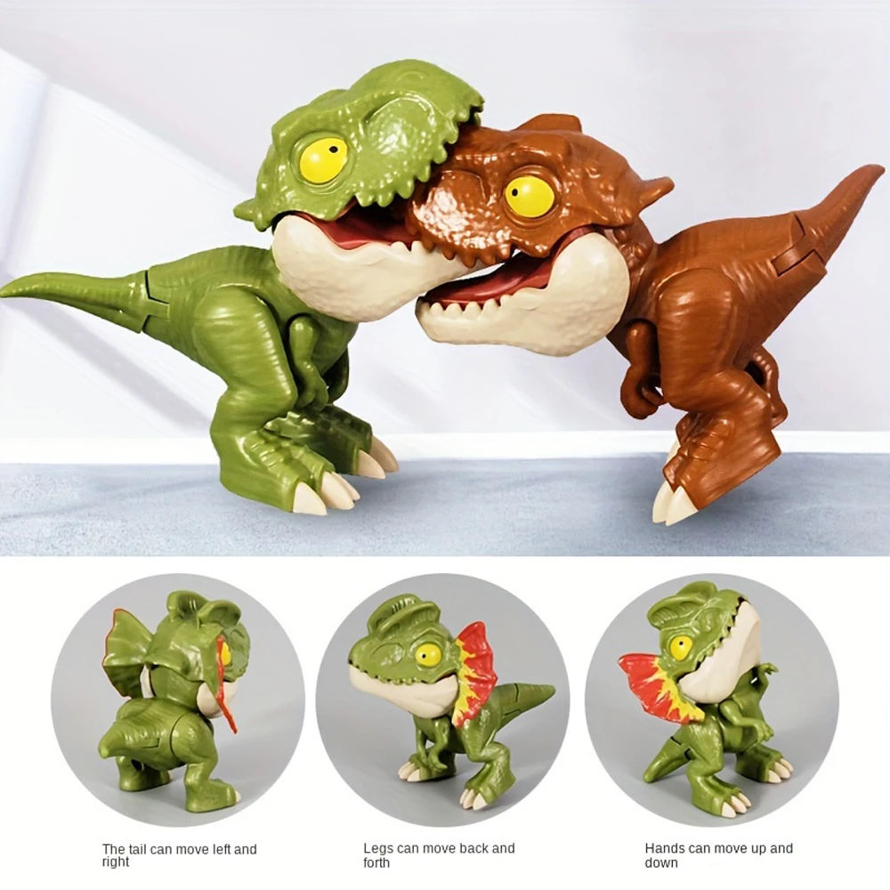 Cute Finger Dinosaurs Set 5/6/8PCS Multiple Play Ways & Styles For Childrens Creative Fun and Education