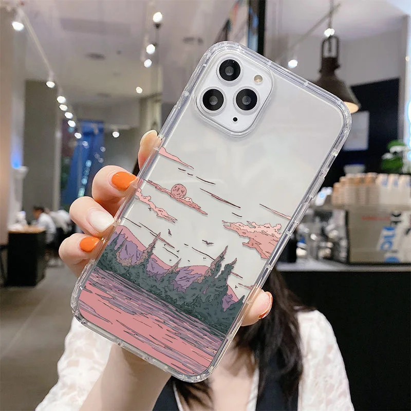 Anime Scenery iPhone Case - Vibrant Design Protective Cover